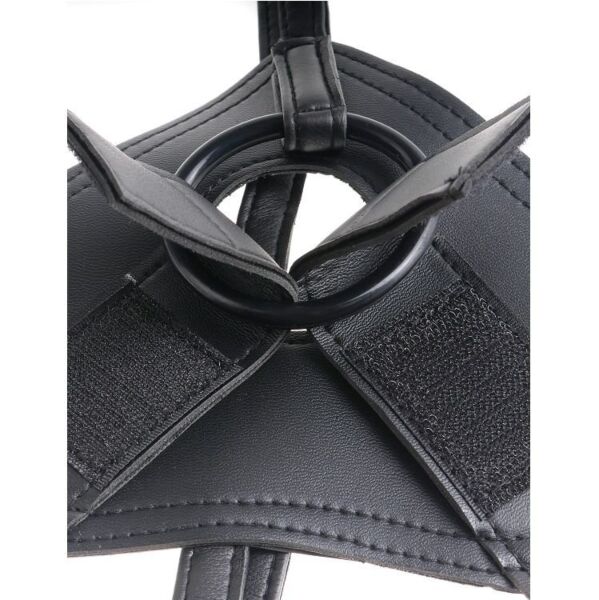 Strap-on-valjaat ja realistinen dildo King Cock Strap-On Harness, jalustana imukuppi
