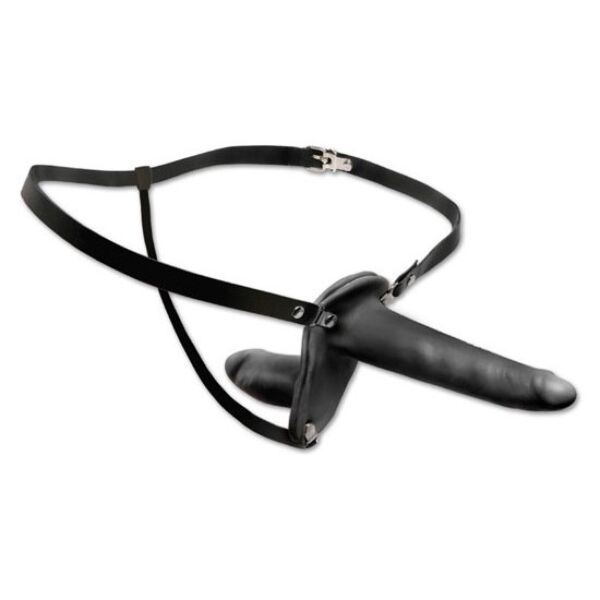 Pipedream Double Penetrix -tuplavaljaat, joissa dildo ja siihen liitetty emätinstimulaattori