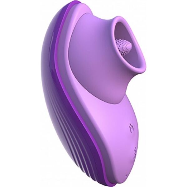 Vibraattori Fantasy For Her Silicone Fun Tongue, silikonikieli ja irrotettava reunus