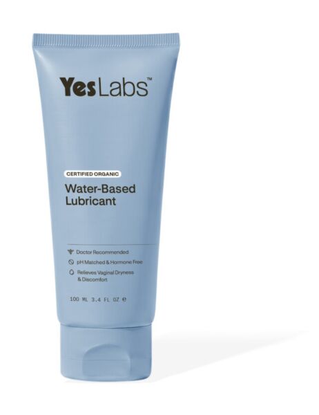 YES Labs Organic Water Based -liukuvoiteen 100 ml:n pakkaus