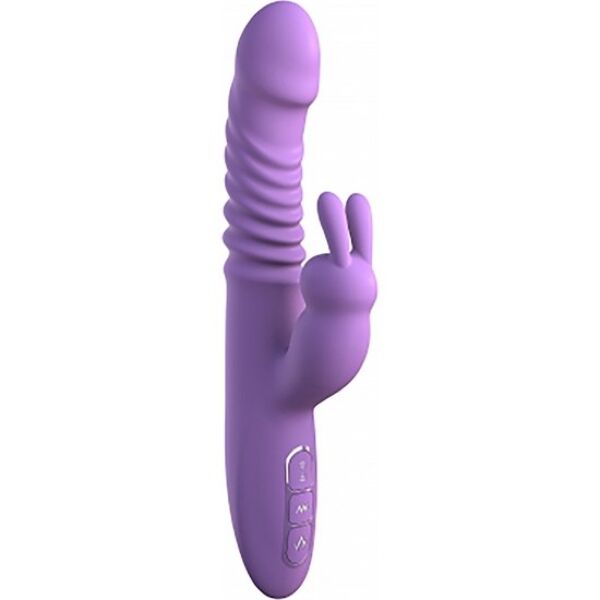 Rabbit-vibraattori Fantasy For Her Thrusting Silicone Rabbit, Pipedream