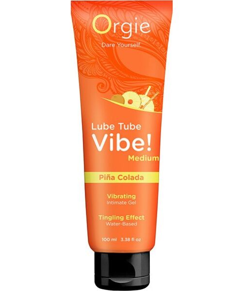 Orgie Lube Tube Vibe Piña Colada -liukuvoiteen 100 ml:n tuubi