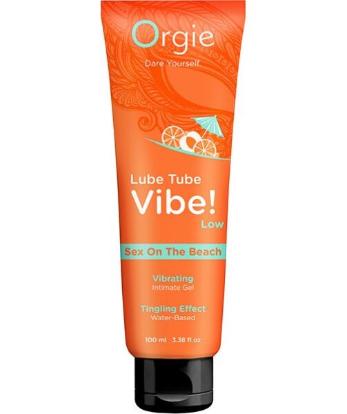 Orgie Lube Tube Vibe Sex On The Beach -liukuvoiteen 100 ml:n tuubi