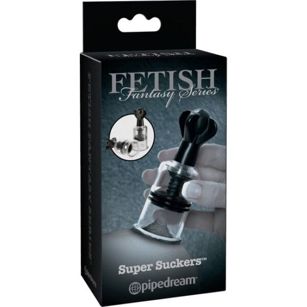 Fetish Fantasy Super Nipple Sucker nänni-imuri, läpinäkyvä sylinteri ja imukiekko
