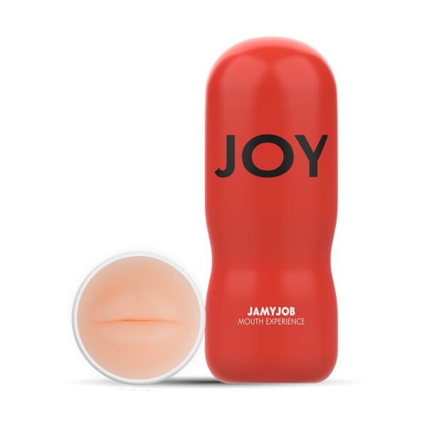 Jamyjob-suumasturbaattori, jossa on suun muotoinen aukko