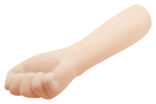 Beige Party Up Tony -dildo realistisella käsivarren ja nyrkin muodolla