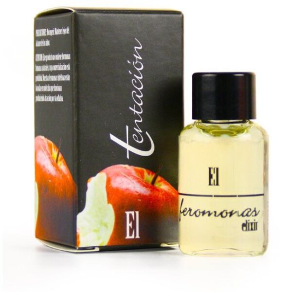 Tentación Elixir -feromoniparfyymi, 7 ml:n lasipullo ja yksittäispakkaus