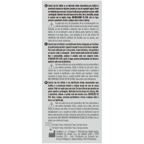 Control Lub Gel Infinity -liukuvoide 75 ml