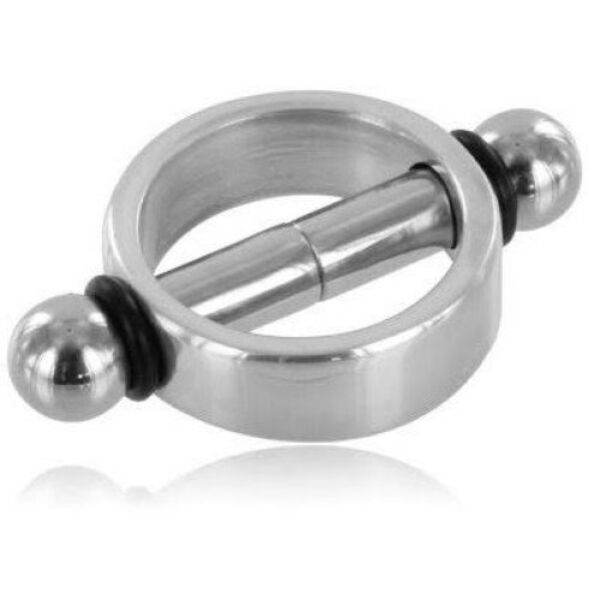 Magneettiset Metal Hard -nänninipistimet, joissa on rengas ja kaksi sauvaa
