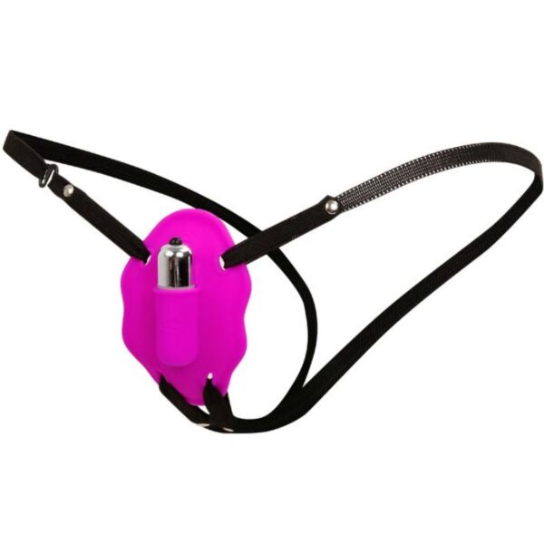 Strap-on-valjaat Baile Love Rider, silikonialushousut ja luotivibraattori