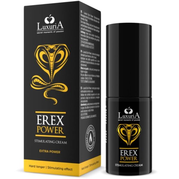 Intimateline Luxuria Erex Power -kiihottavan voiteen 30 ml pakkaus
