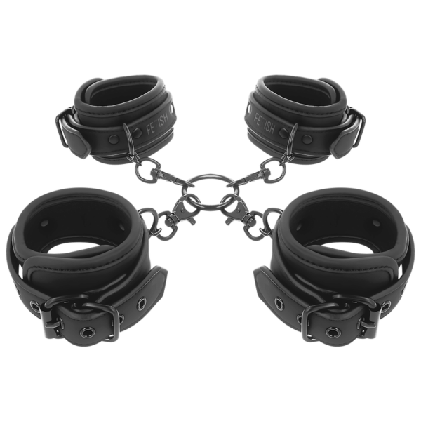 Hogtie-käsiraudat Fetish Submissive ranteille ja nilkoille