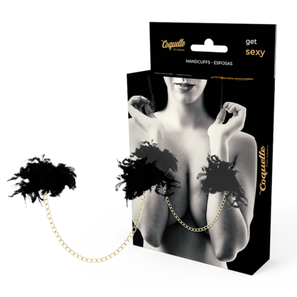 Metalliset käsiraudat Deluxe Coquette Chic Desire