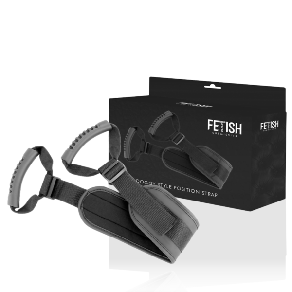 Pehmustetut Fetish Submissive Doggy Style Harness -valjaat säädettävillä hihnoilla