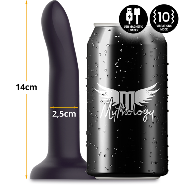 Violetti Mythology Duman Mystic S -dildo-vibraattori, jossa on imukuppipohja