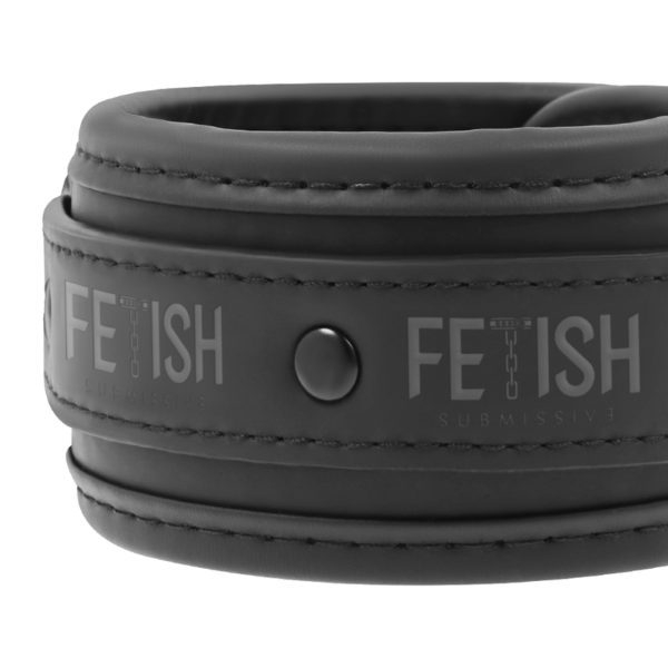 Bondage-käsiraudat Fetish Submissive Vegan Leather Handcuffs, vegaanista nahkaa ja neopreenivuori