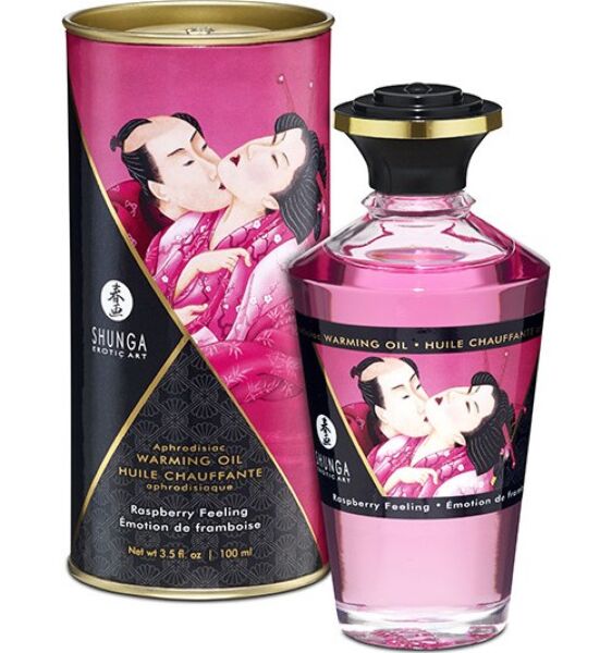Shungan lämmittävän hierontaöljyn pullo, 100 ml
