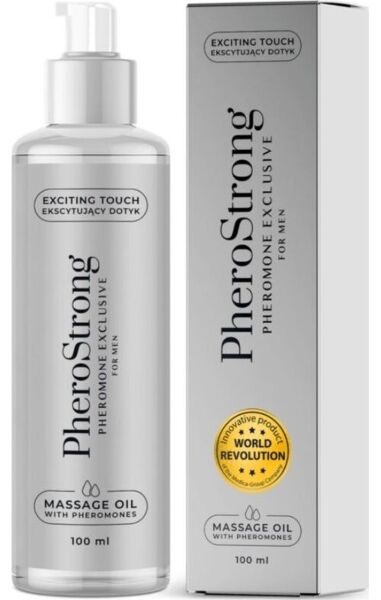 PheroStrong miehille -feromonihierontaöljy, 100 ml:n pakkaus