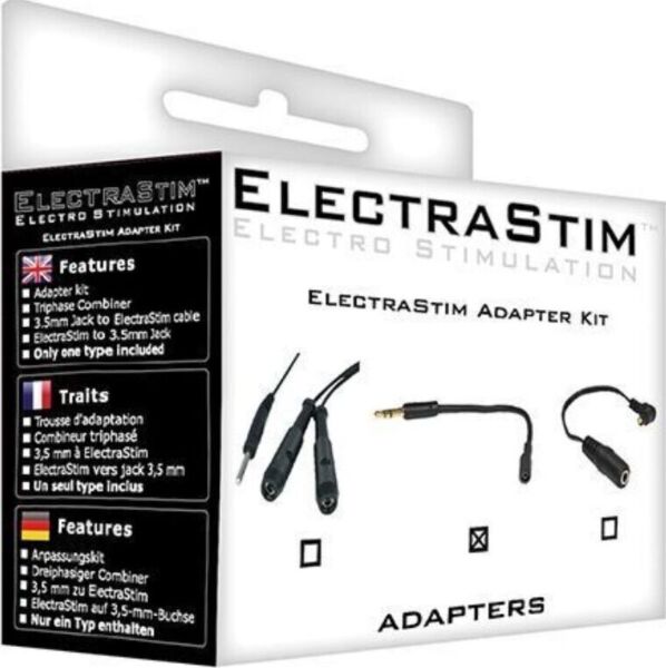 ElectraStim-adapteri 3,5 mm naaras sähköstimulaatioleluille