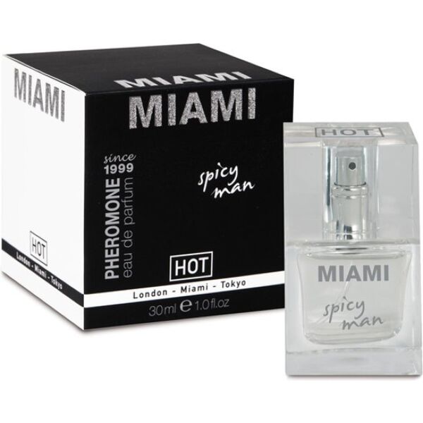 HOT Miami Spicy -feromonihajuvesi miehille, 30 ml