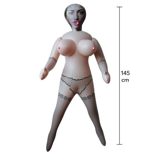 Täytettävä Hidden Desire Busty Britney -seksinukke, jossa on korostunut rintamus ja kiinteät alusvaatteet