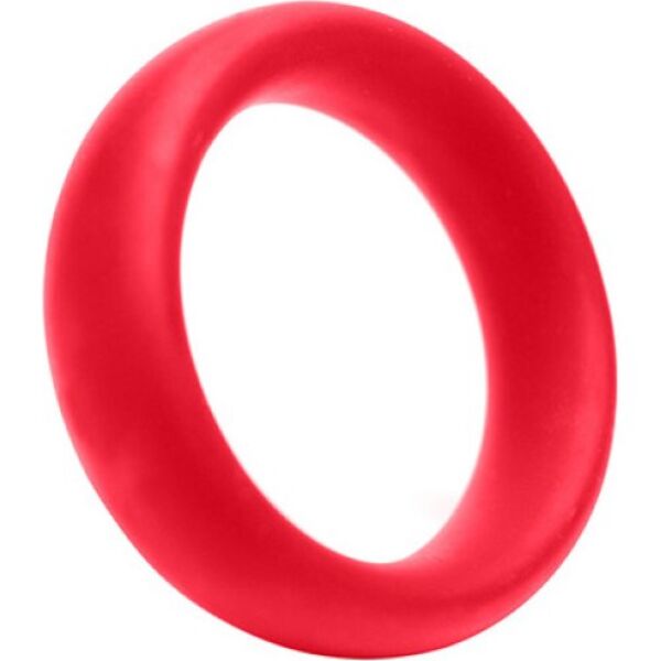 Punainen silikoninen Tantus Medio Cockring -penisrengas