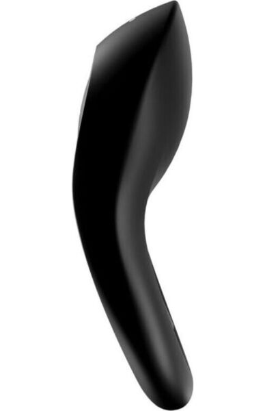 Musta värisevä penisrengas Satisfyer Legendary Duo, kaksi rengasta ja etuosan stimulaattori