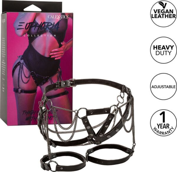 CalExotics Euphoria -reisivaljaat metalliketjuilla