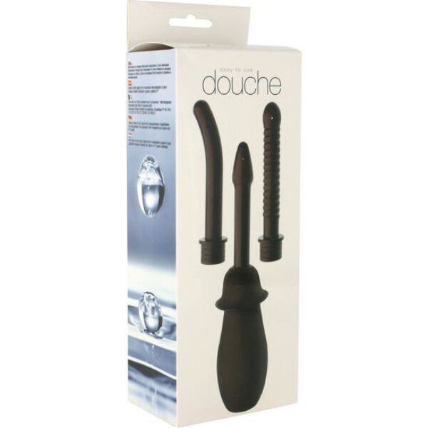 Seven Creations Douche Kit -intiimisuihku ja sen kolme vaihdettavaa suutinta