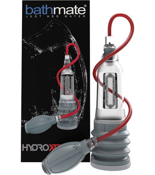 Hydraulinen penispumppu Bathmate Hydroxtreme 5 ja sen puristuspallo