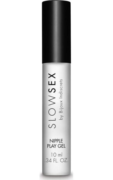 Nänngeeli Bijoux Slow Sex Nipple Play Gel ja sen metallikuula-applikaattori