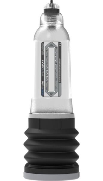 Bathmate Hydromax 6 -penispumppu ja sen läpinäkyvä sylinteri