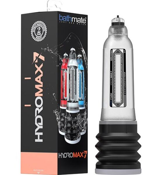 Penispumppu Bathmate Hydromax 7, sylinteri ja palje