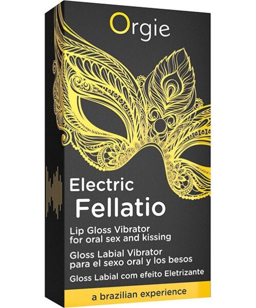 Orgie Sexy Vibe Electric Fellatio huulikiilto lasisessa 10 ml:n roll-on-pullossa