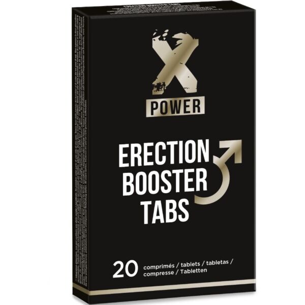 XPOWER Erection Booster Tabs -pakkaus, 20 tablettia