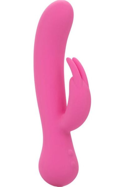 Rabbit-vibraattori CalExotics First Time Rechargeable Bunny vaaleanpunaisena