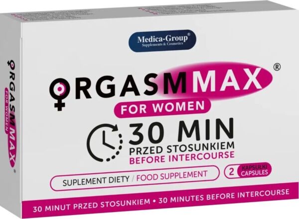Medica Groupin Orgasm Max For Women Capsules -kapselipakkaus