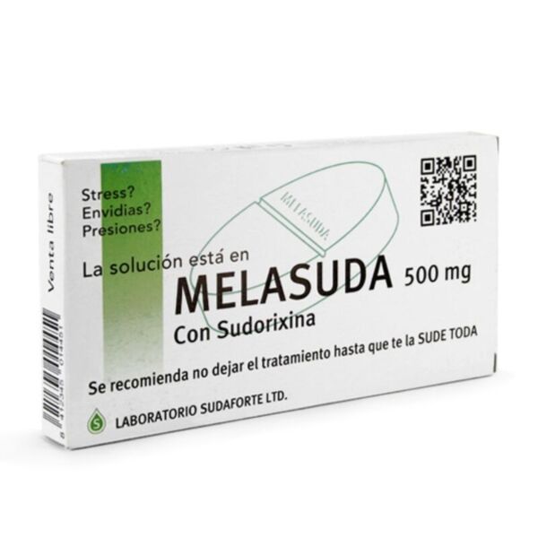Diablo Picanten Melasuda 500 mg -karamellirasia, joka näyttää lääkepakkaukselta