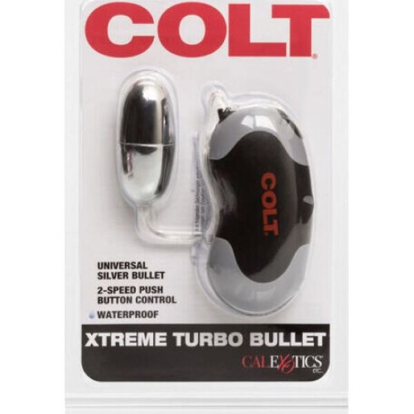 COLT Xtreme Turbo Bullet, hopeinen luoti johdolla kiinnitettynä ohjaimeen