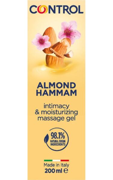 Control 3-in-1 hierontageeli 200 ml ja hierontapalloilla varustettu korkki