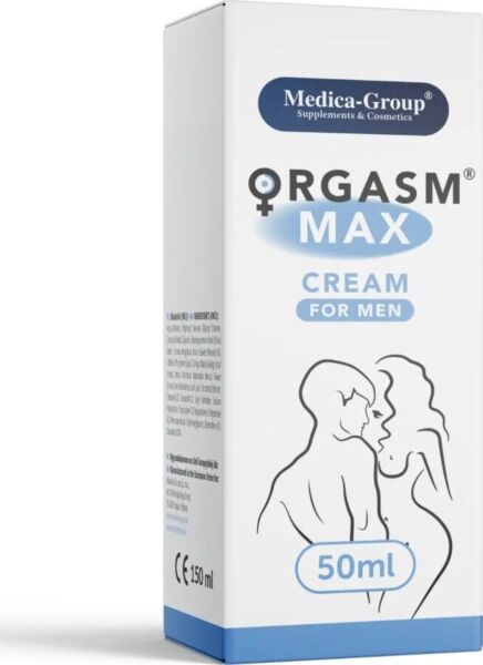 Medica Group Orgasm Max Cream For Men -intiimivoide, 50 ml:n pakkaus
