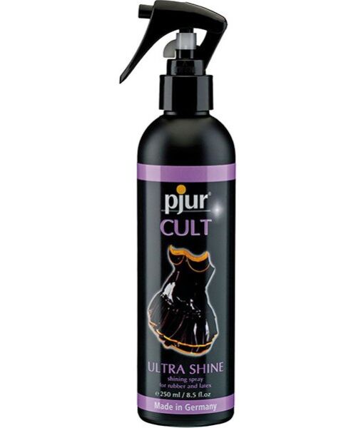 Pjur Cult Ultra Shine 250 ml lateksinkiilloke lateksi- ja kumivaatteille