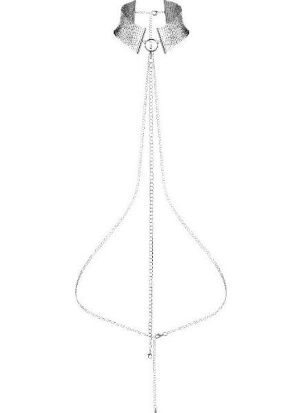 Bijoux Indiscrets Désir Métallique -metalliverkkokaulapanta ja ketjuvyö