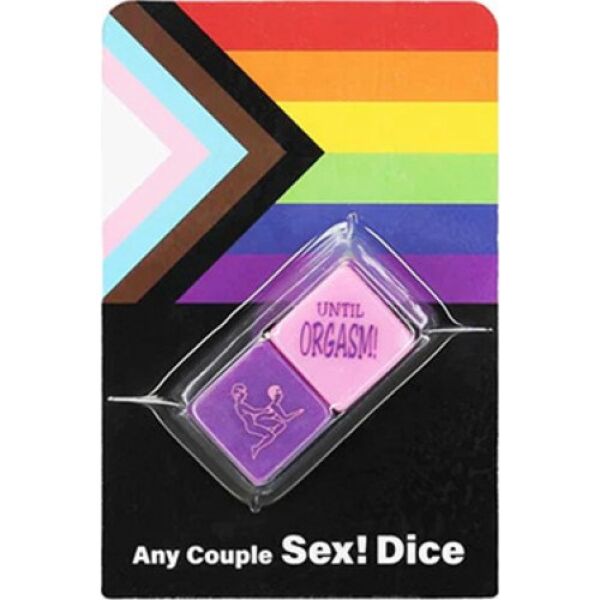 Kheper Games Any Couple Sex! Dice -seksinopat, yksi lila ja yksi pinkki