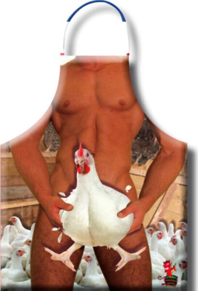 Diablo Picante Gallina -esiliina, jossa on hauskoja ja eroottisia kuvia