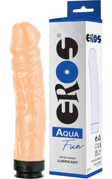 Realistisen näköinen, teksturoitu Eros Aqua Fun -dildo
