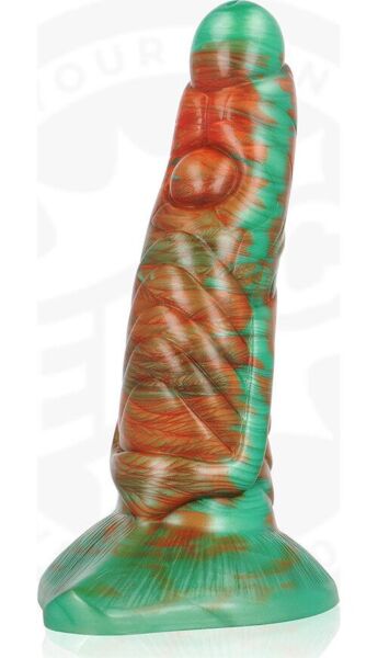 Vihreä EPIC Tiryon Vihreä välke -dildo fantasiahahmon inspiroimalla muotoilulla