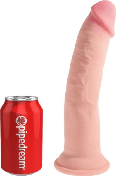 Realistinen Pipedream King Cock Plus Triple Density -dildo imukuppipohjalla