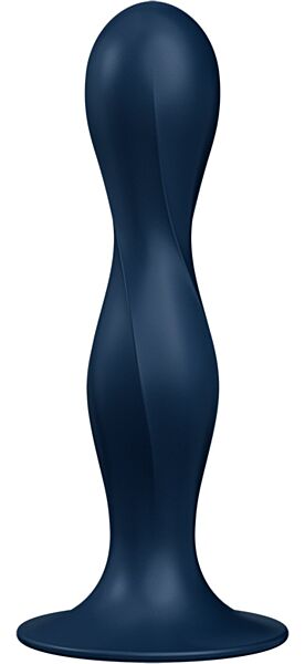 Satisfyer Double Ball-R -dildo, jossa on imukuppipohja ja kaksi kuulaa sisällä