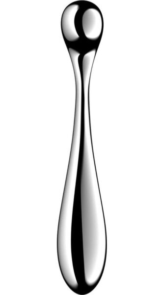 Satisfyer Star Force 4 -teräsdildo, hopeanvärinen